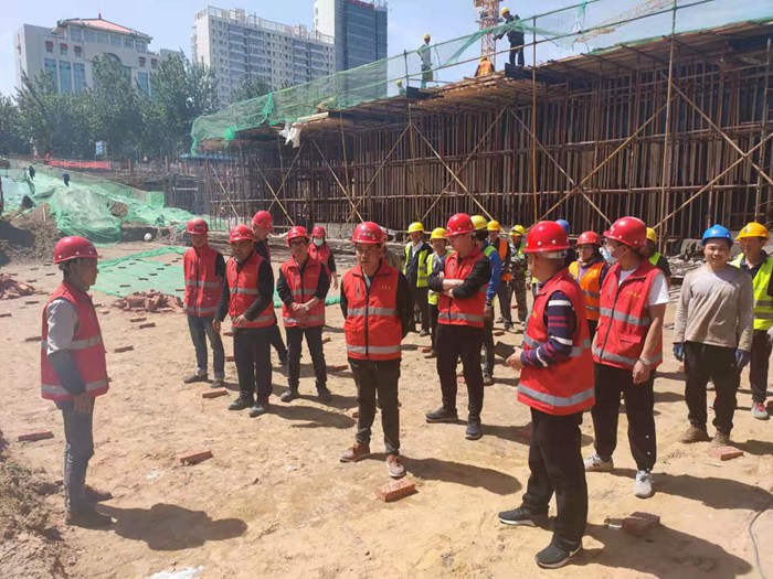 廊坊市廣豐建業(yè)建筑工程有限公司(董村項目)2021年第一季度消防演練